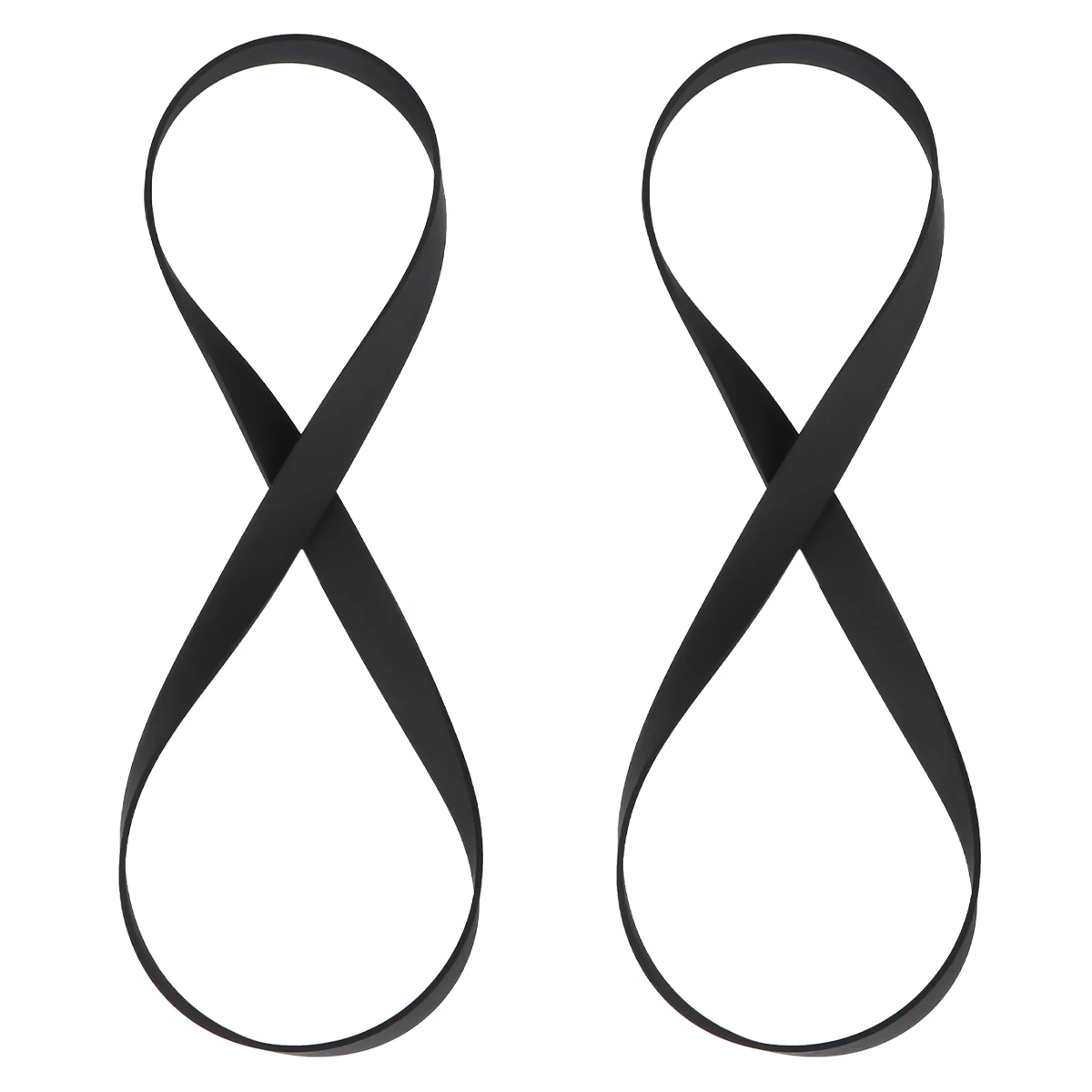 

2pcs Cassette Tape Belt Recorder Drive Belts Wear Resistance Replacement DVD CD ROM Rubber Durability
