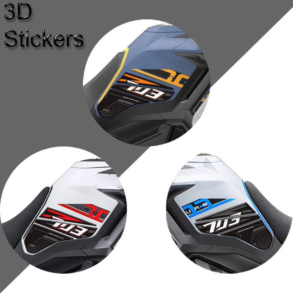 

Decals Compatible with ZT703-F ZT-703F ZT 703F 703 F Adventure Bike Tank Pad Cap Grips Gas Fuel Knee 3D Resin Stickers 2024 -
