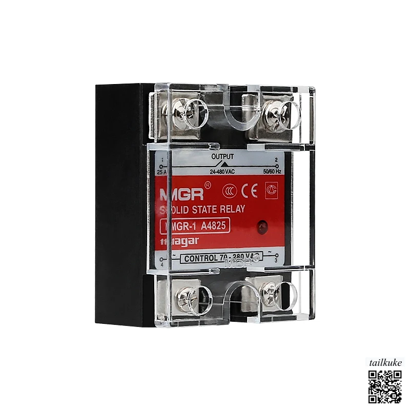 

MGR-1 JGX SSR Однофазное твердотельное реле A4825 A4840 Управление переменным током AC-AC