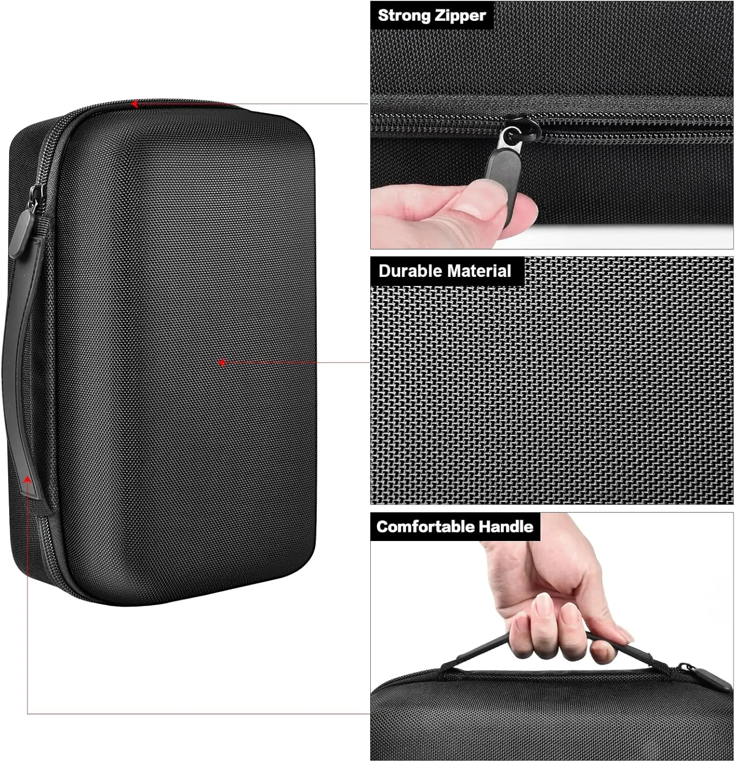 (Box Only) Case for Halo Bolt 58830/57720/ Air 58830/ ACDC Max 55500 mWh/ Air + Portable Emergency Power Kit, Storage Holder
