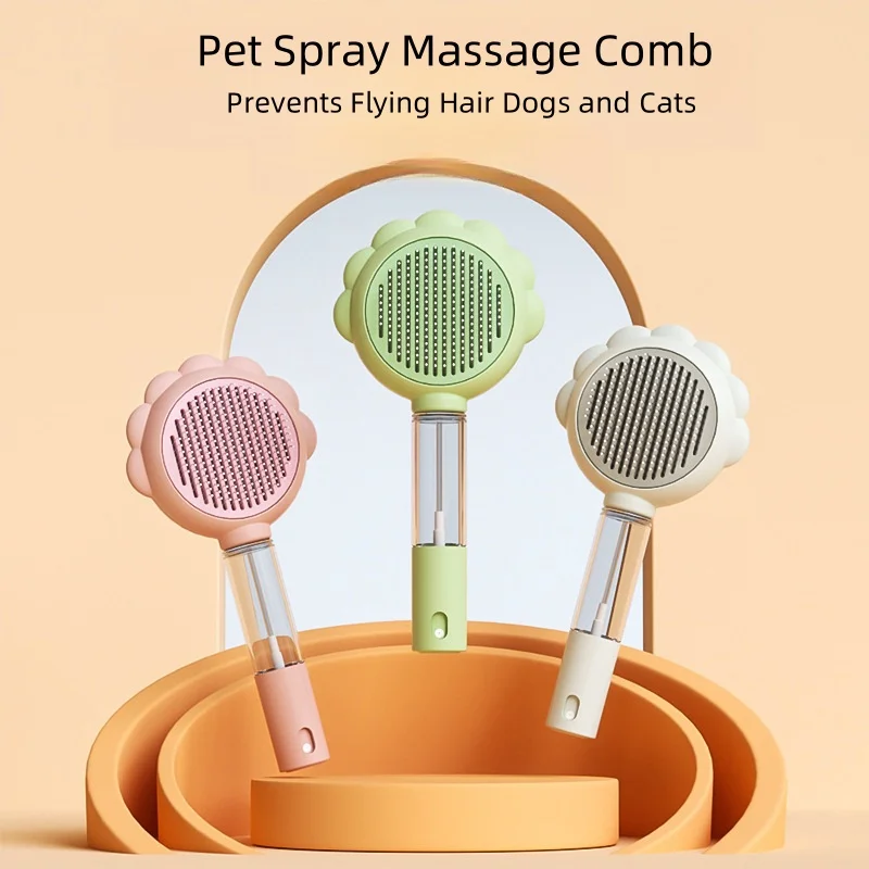 

Pet Supplies Pet Spray Massage Comb De-fluffing Cat and Dog Combs Jerking Cat Needle Green/White/Pink Upgraded Model New