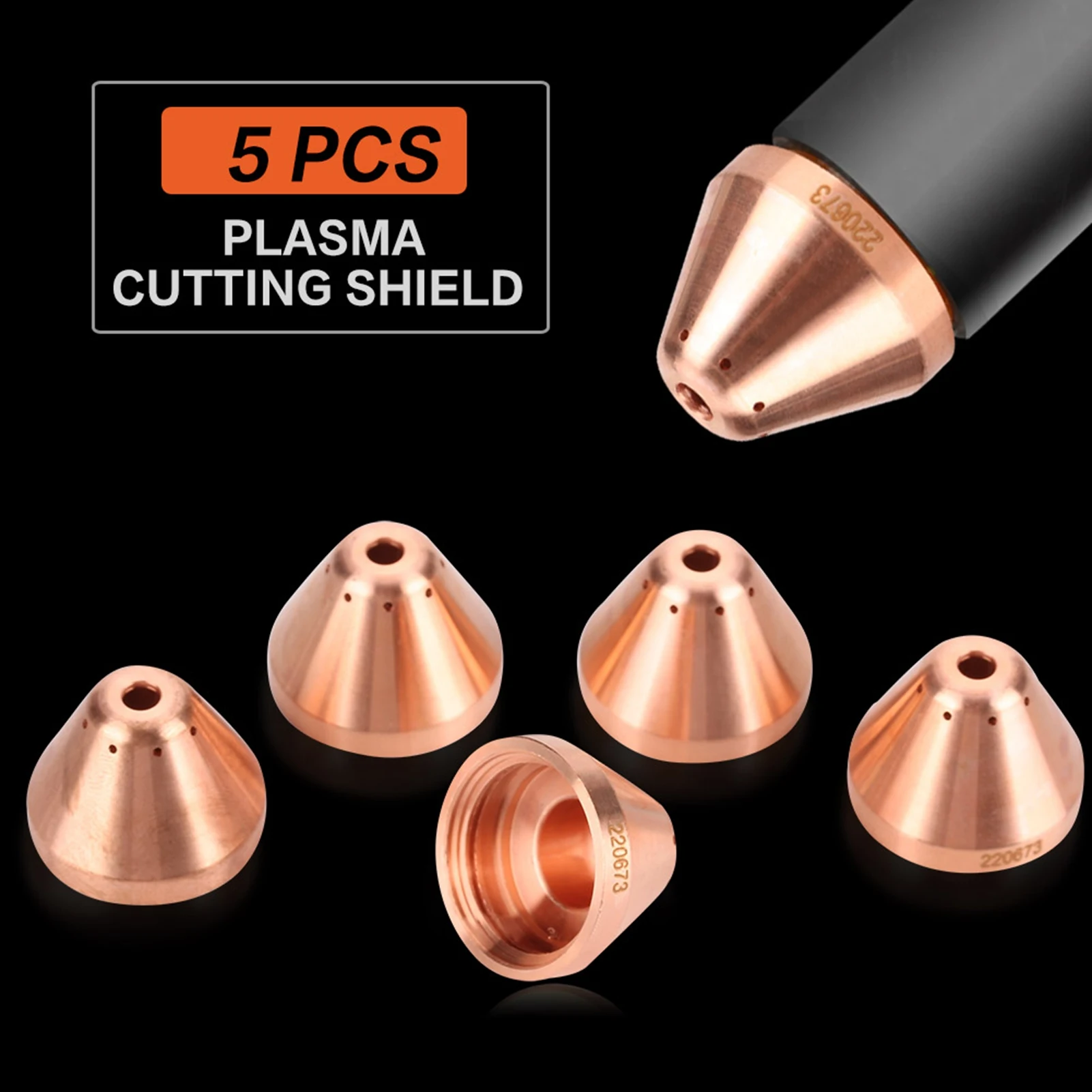 5pcs Plasma Shield Cup Cap for MAX45 Cutting Torch Consumables 220673 Plasma,Shield,Cap§,Plasma,Consumables§,Plasma,Cap§,Plasma,