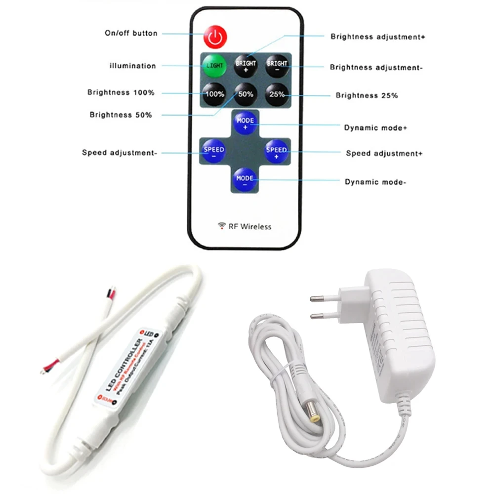 Mini LED Spotlight 1W Ceiling Spotlight 10mm Recessed Dimmable Down Light with Remote Control Cabinet Showcase Stair Canopy Lamp