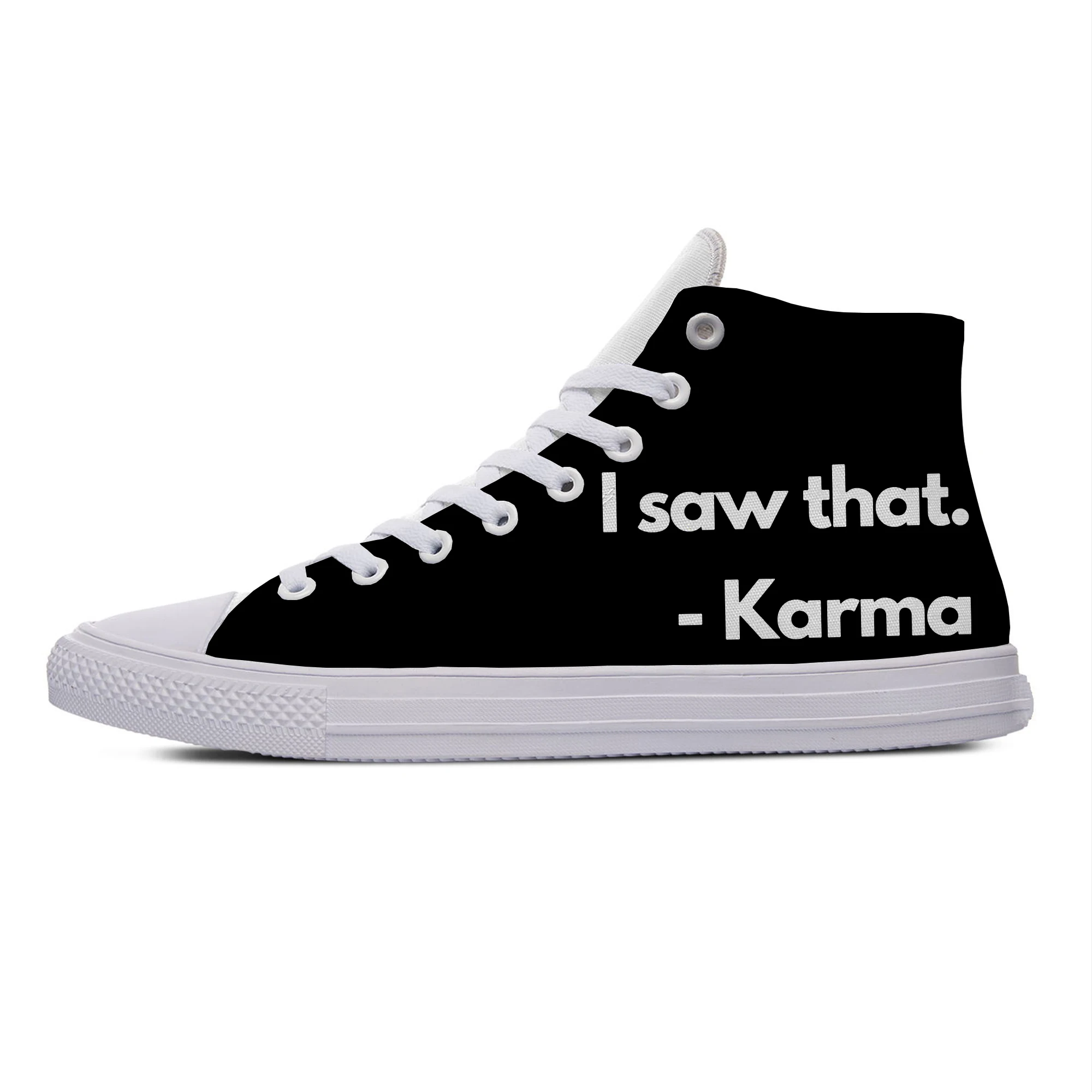 I Saw That Karma-zapatos informales populares para hombre y mujer, zapatillas ligeras transpirables de alta calidad, a la moda, para verano