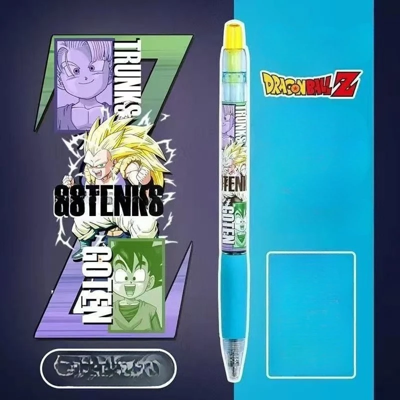 New Dragon Ball Anime Goku Gel Pen Cartoon Super Saiyan Press Pen Student Stationery 0.5 Black Gel Pen Holiday Gift Wholesale view 4