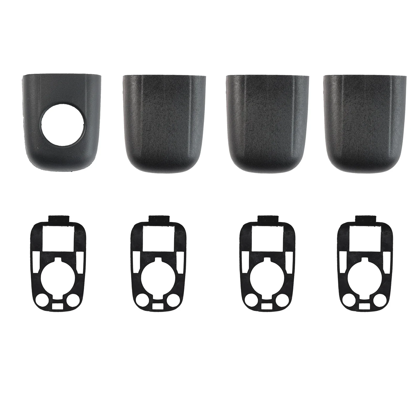 For Citroen C2 2003-2009 C3 2002-2010 C3 Pluriel 2003-2011 Door Handle End Cover Cap Trim Set With Stopper Front Rear 9101AA