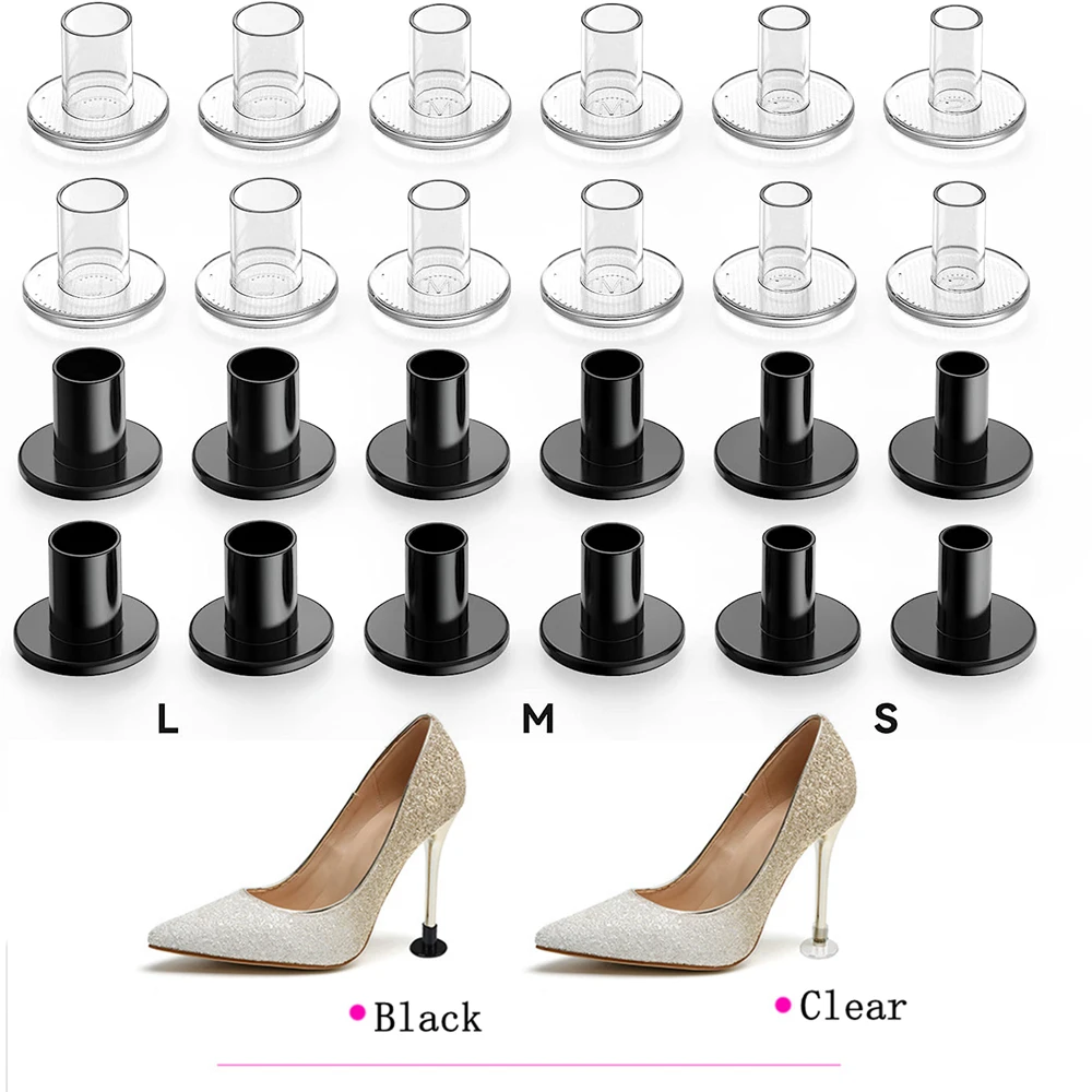 50 زوج/وحدة سدادات كعب عالية الكعب المضادة للانزلاق سيليكون كعب حماة خنجر الرقص يغطي لحفل الزفاف لصالح