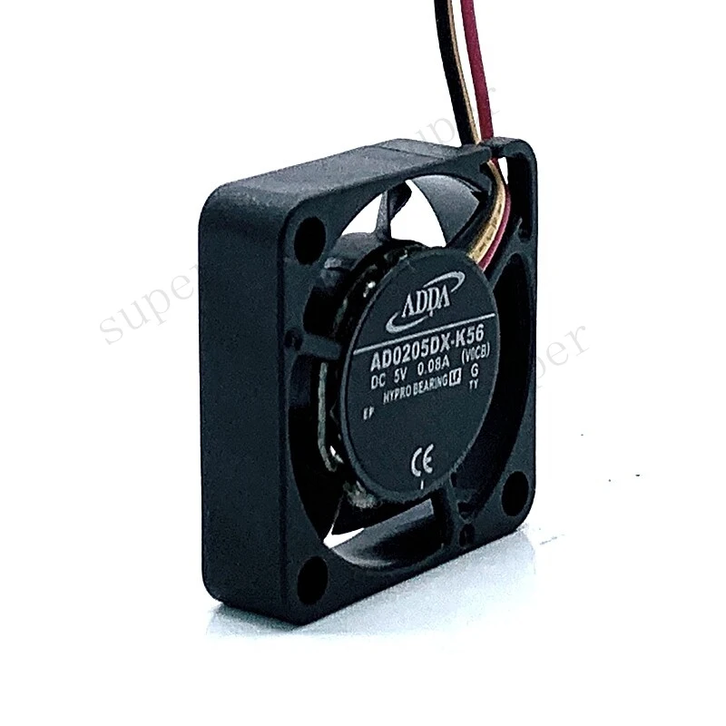 S+   AD0205DX-K56 2.5cm 25mm Micro Ultra-Thin Fan 2506 DC 5V Detection Instrument UAV