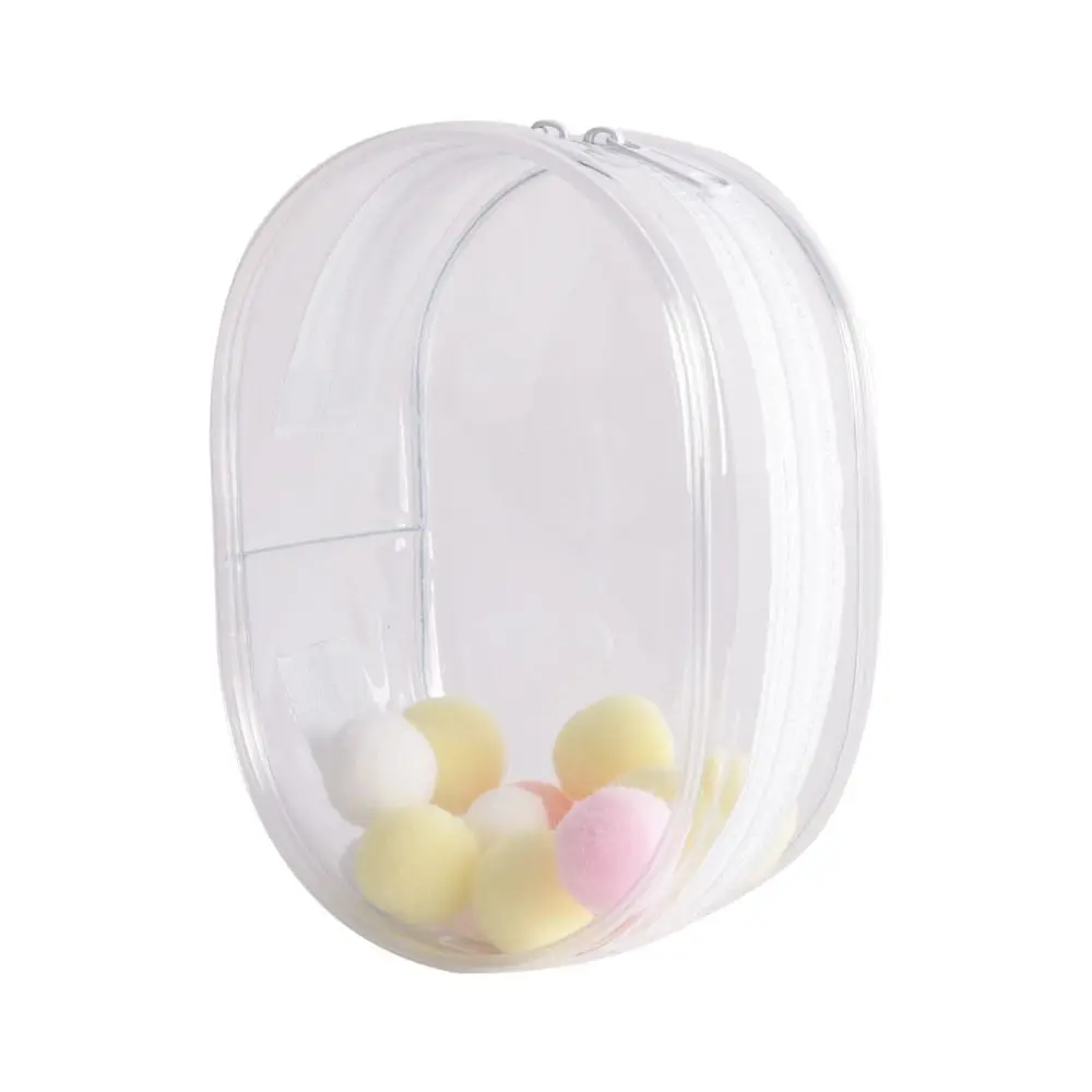 10cm Doll Clear Outdoor Doll Bag Multicolor Backpack Lanyard Doll Thicken Storage Pouch Clear Bags Transparent