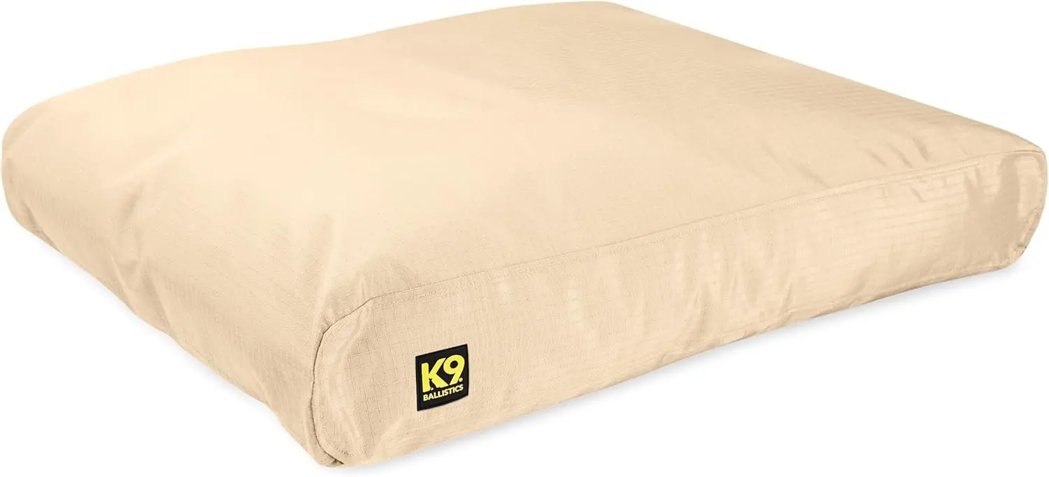 Rectangle Pillow Medium Dog Bed - Removable Cover, Washable, Durable & Water Resistant Dog Bed Made