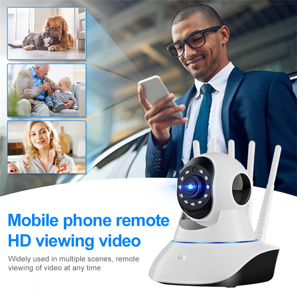 5MP IP Camera Smart Home Indoor WiFi Wireless Surveillance Audio Cam CCTV 2.4G Automatic Tracking Security Baby Monitor
