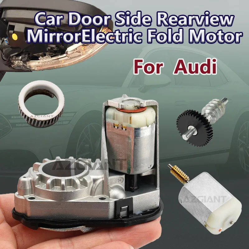AZGIANT For Audi A6 C7/C6/Allroad 4F/C4/4G A5 Coupe 8T3/S5 S6 C6 Car Door Side Rearview Mirror Electric Fold Motor Accessories