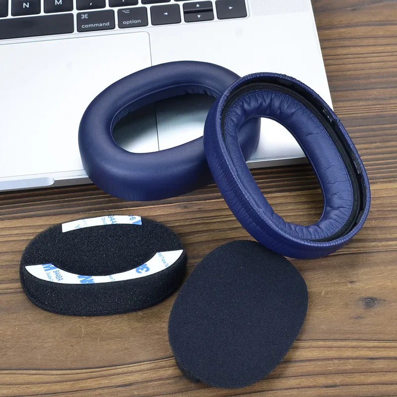 Сменные амбушюры для наушников Jabra Elite 85H, амбушюры из мягкой Протеиновой кожи с губкой с эффектом памяти