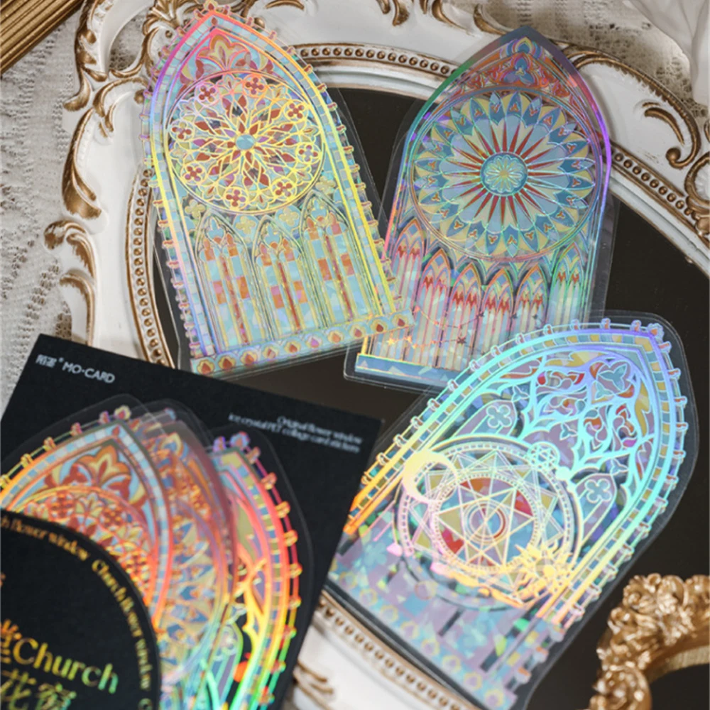 Beautiful Vintage Design Sticker Add A Touch Of Vintage Charm Unique And Charming Flower Window Church Decal Charming