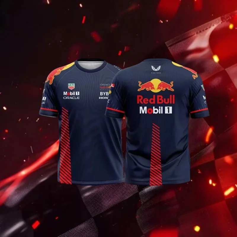 

Speed ​​Race New Men's Quick-Drying Motorcycle T-Shirt F1 Racing Suit Comfortable Casual Breathable Sweat-Absorbing Short Sleeve