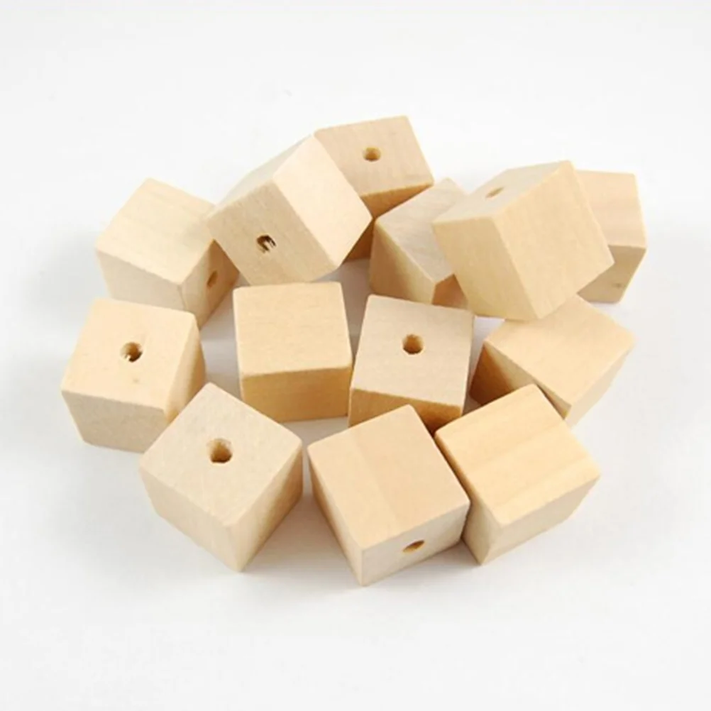 

Square Blocks with Hole Bunny Toys for Kids Bracelet Beads Jewelry Child Rabbit