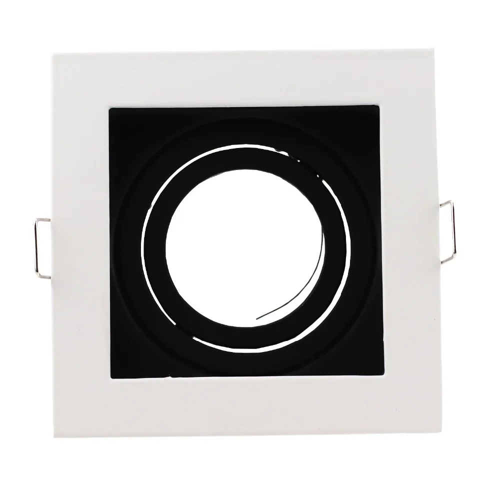 Incorporado Grelha Downlight Suporte, Estudo Lamp Holder, Quarto Corredor, Loja de Roupa, Sala, 1, 2, 3 Cabeça