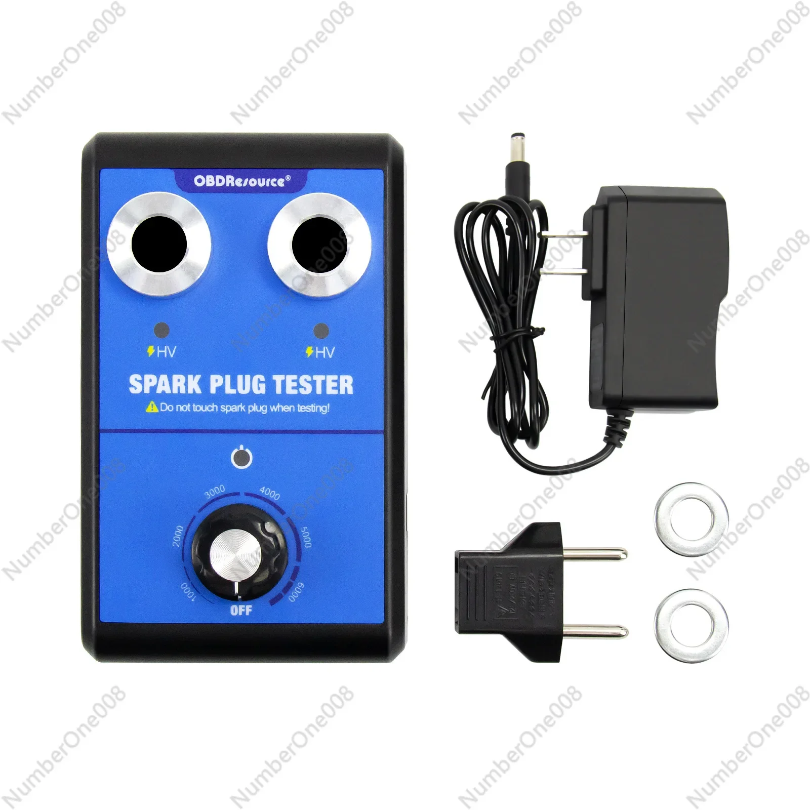 

Детектор свечей зажигания ST100, регулируемое двойное отверстие, испытательный стенд для свечей зажигания, диагностика высокого напряжения, тестер зажигания