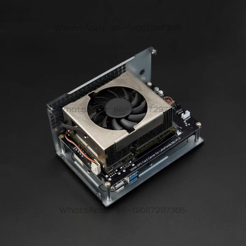 MXM GPU Carrier Board Kit with native AI and a six-channel 4K display
