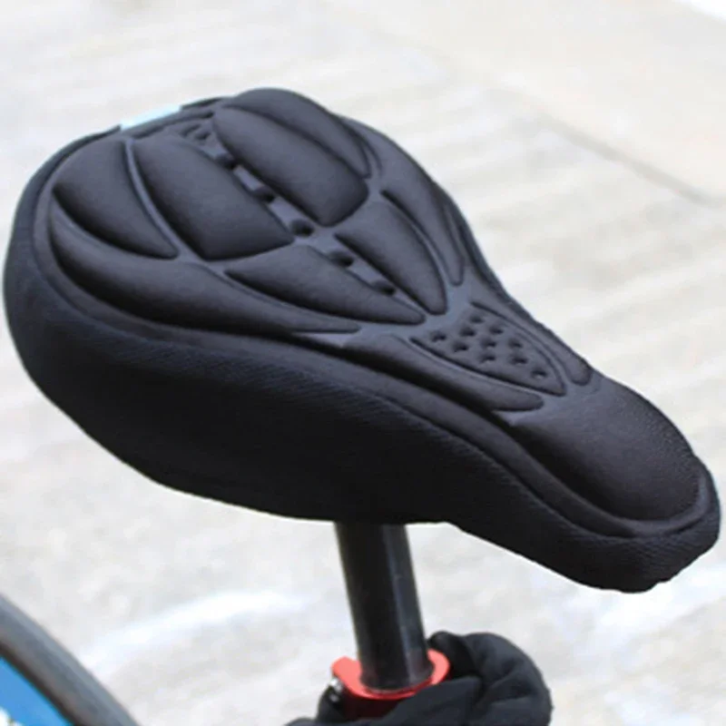 3D Soft Bike Seat Cover Comfortable Foam Cushion Cycling Saddle