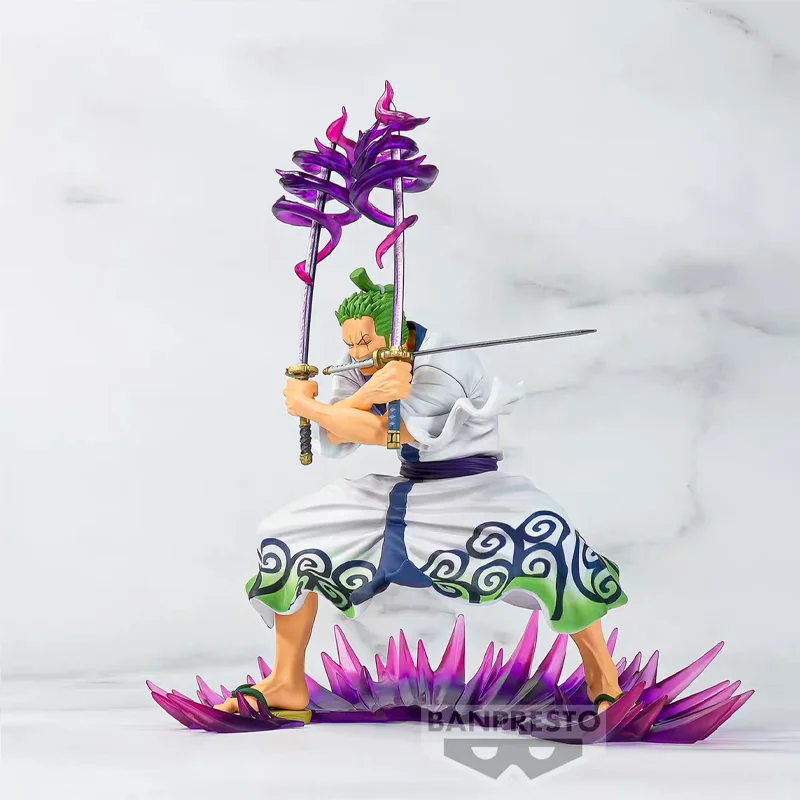 Bandai BANPRESTO Original Genuine New 13CM ONE PIECE Roronoa Zoro DXF SPECIAL Wano Country Model Toy Anime Figure Prize