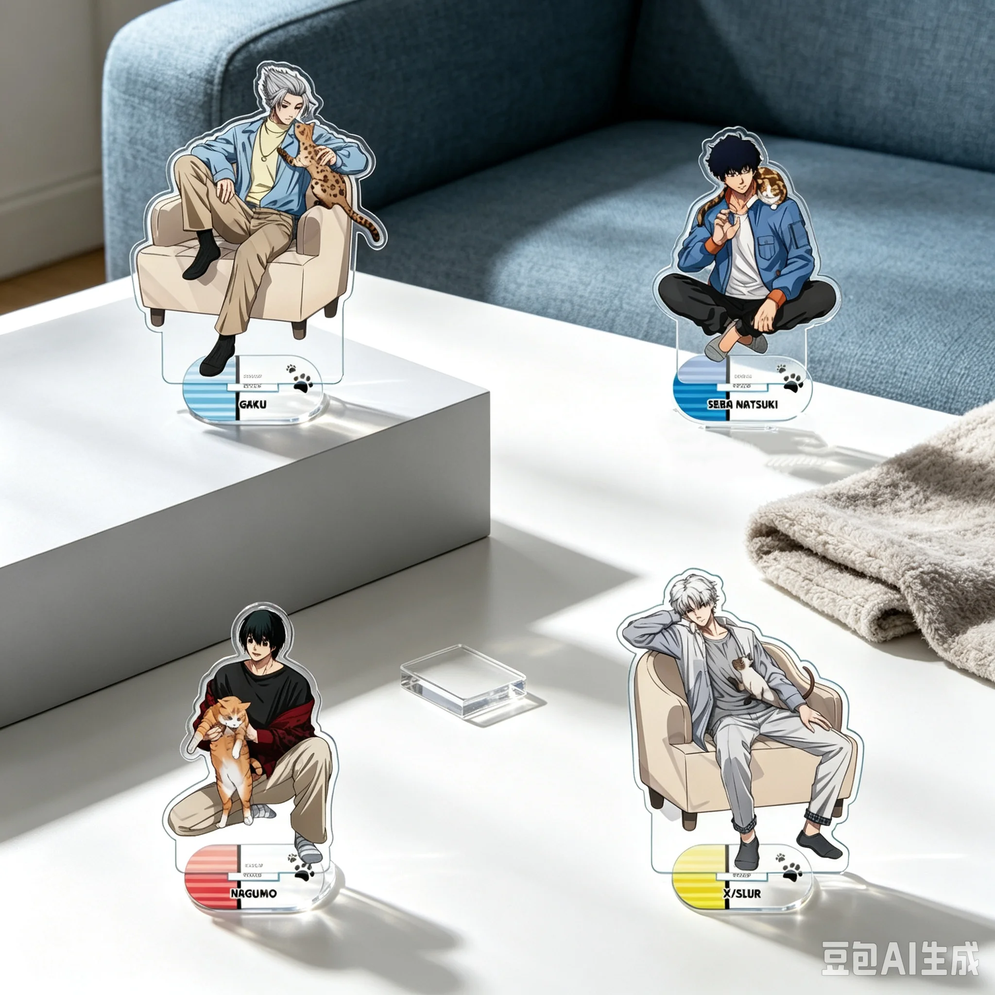 15cm Anime SAKAMOTO DAYS Acrylic Stand Model Bookshelf Decoration Products High Definition Images Bookshelf Decoration Keychain