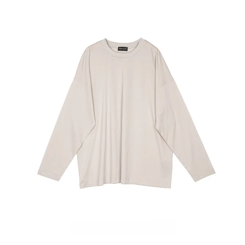 

Летняя тонкая повседневная футболка OrdinaryTimes с защитой от солнца, женская свободная хлопковая футболка с длинным рукавом, повседневный топ