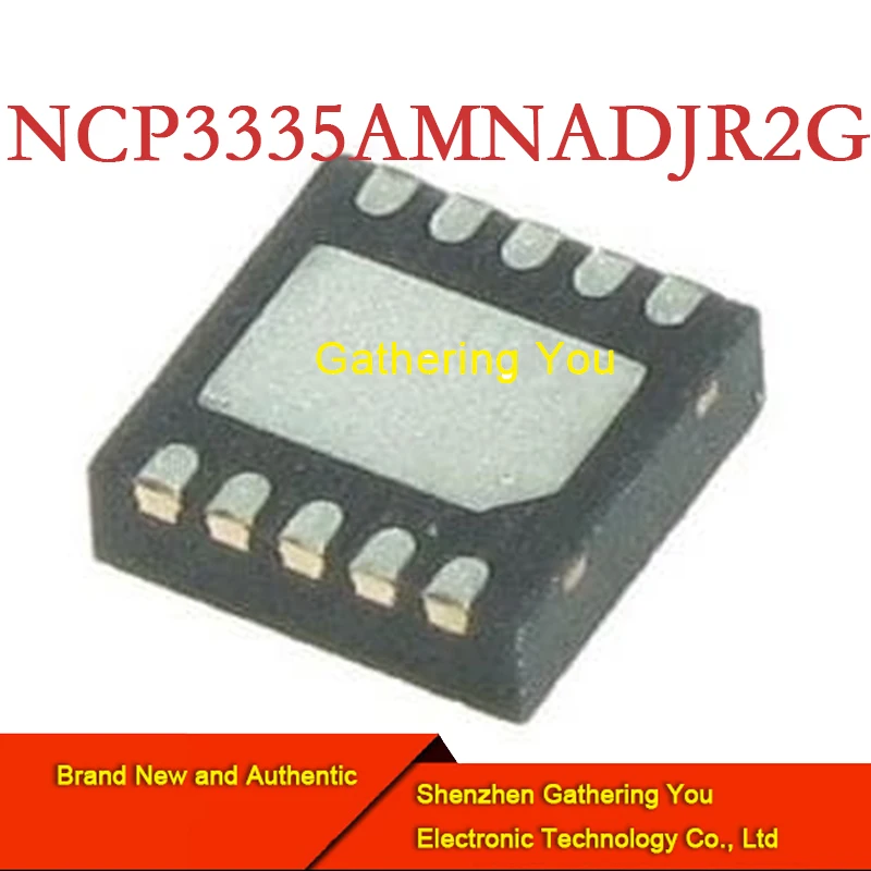 

NCP3335AMNADJR2G DFN10 Low pressure differential regulator Brand New Authentic