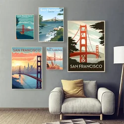 San Francisco Classic Movie Posters Vintage Room Bar Cafe Decor Stickers Wall Painting