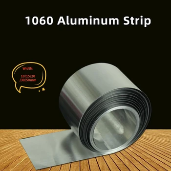 1060 alüminyum şerit alüminyum folyo ince sac plaka DIY Metal malzeme yıkayıcı duvar kalınlığı 0.1mm-2mm alüminyum bant uzunluğu 5M