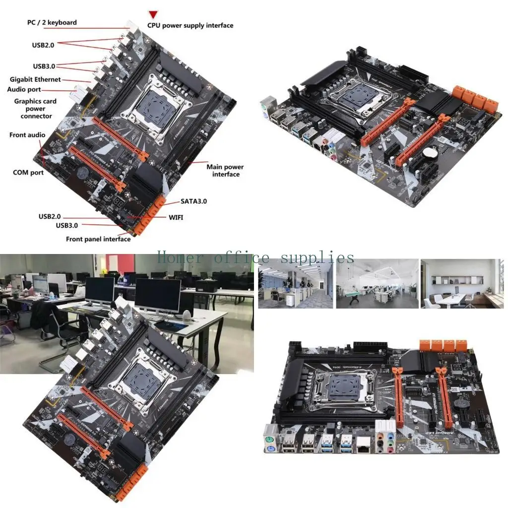 

K43B X99 LGA2011-V3 Professional 4 Channel DDR4 настольный компьютер модуль материнской платы