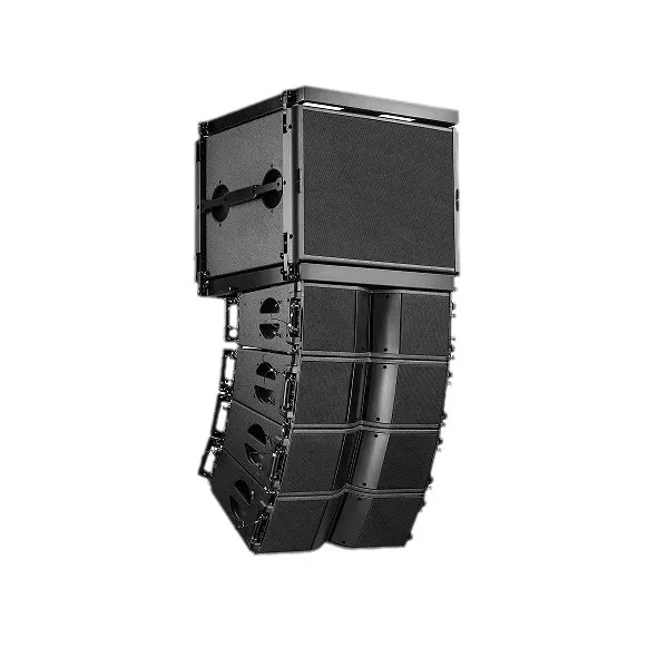 Picture 5: Line array speakers Outdoor performance Line array audio Double 10-inch line array speakers   audio