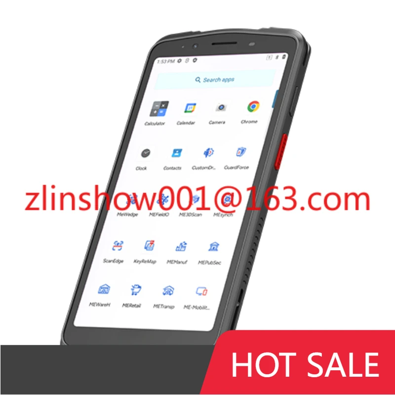 

ME61 NFC Android 13, водонепроницаемый портативный терминал, IP67, прочный КПК, 2D-сканер штрих-кода, портативный промышленный прочный КПК