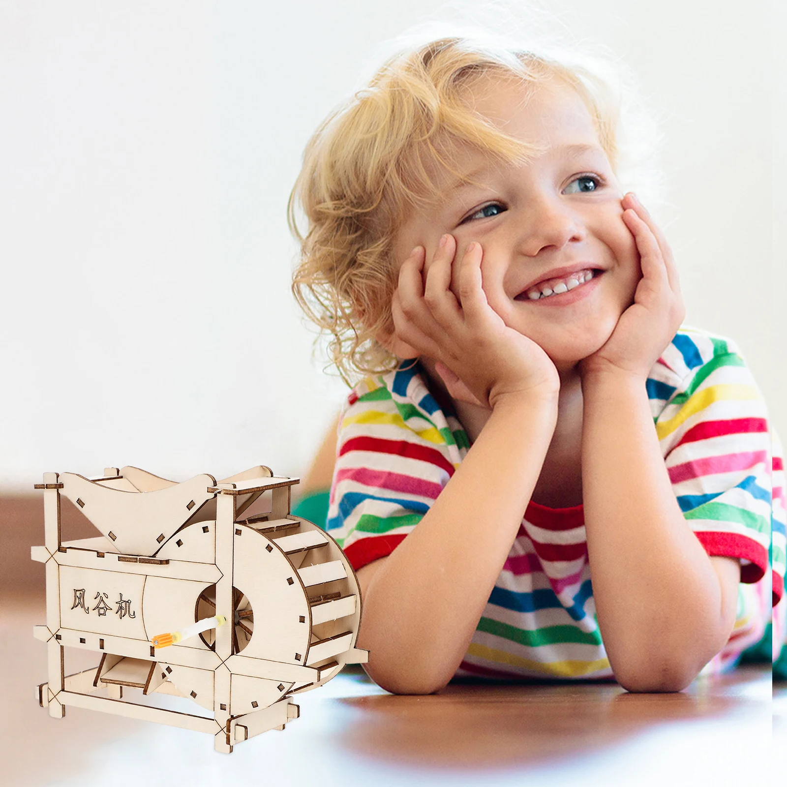 

DIY Threshing Model Scientific Experiments Wooden H Threshing Machine Projects H Crank Education Science Kit Tools