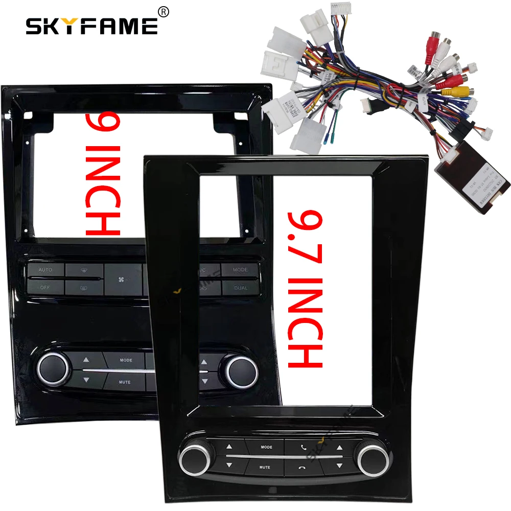 SKYFAME 9/9.7 Inch Car Frame Fascia Adapter Canbus Box Android Radio Dash Fitting Panel Kit For Lexus GS300 GS400 GS430 Aristo
