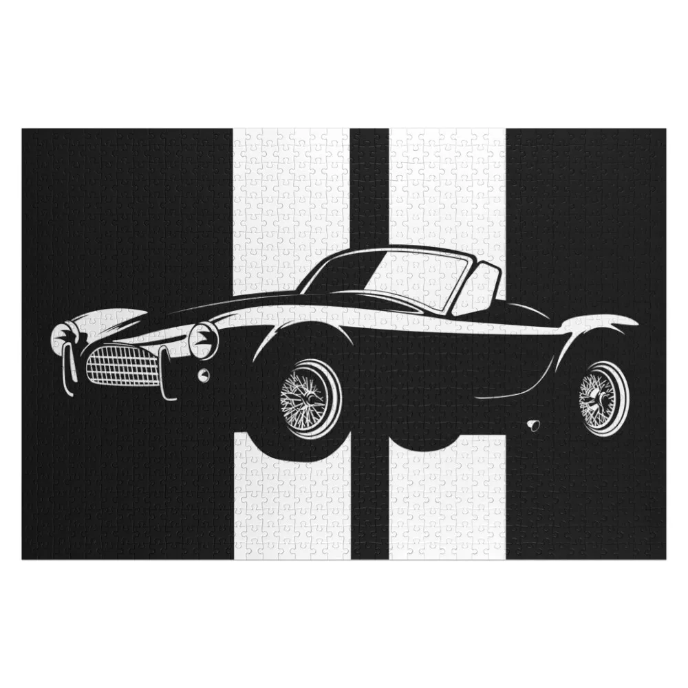 

1963 Shelby 289 Cobra 01 Jigsaw Puzzle Custom Wooden Gift With Photo Picture Custom Gift Puzzle