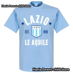 New Arrival Summer Men Kid Italy Rome Jersey Fan commemorative T-shirt Men Short Sleeve Top Sport Football Soccer T -SHIRT