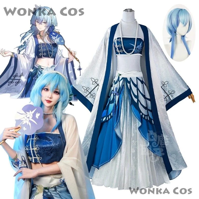 Il Shorekeeper Cosplay Wuthering Waves Costume Abito adorabile Uniforme da donna Abito da gioco del Lago Occidentale Vestito da festa di Halloween Gioco di ruolo