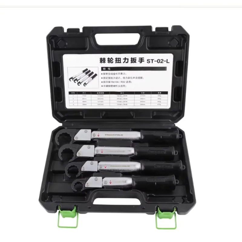 

Динамометрический ключ ST-02-L, специальный набор инструментов для кондиционеров, быстрый гайковерт с регулировкой крутящего момента