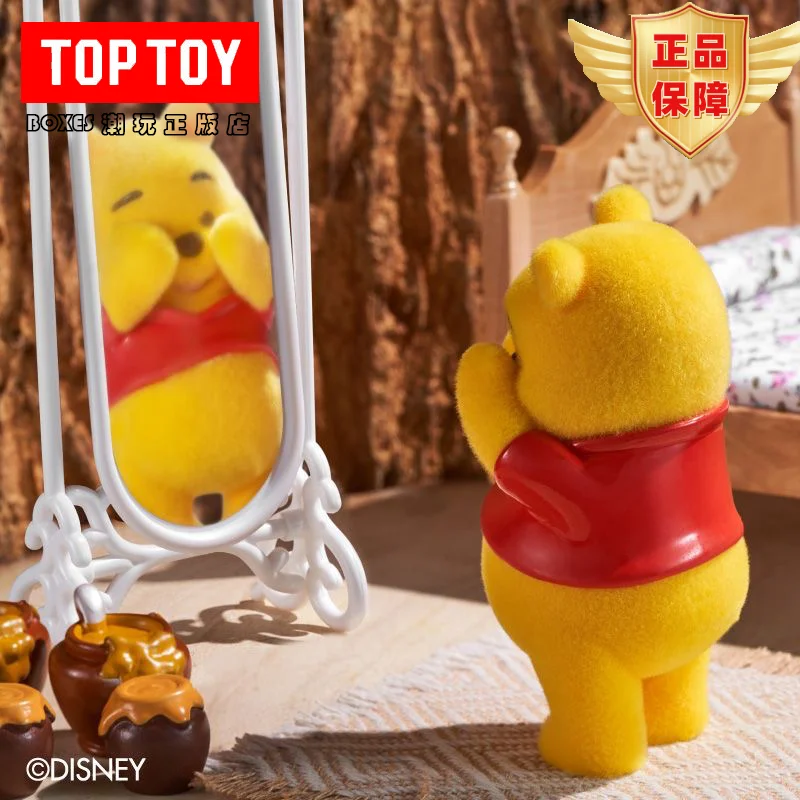 Toptoy Kubuś Puchatek Pudełko z niespodzianką: Seria Happy Daily Life Wiosenne słodkie słowa Urocza ozdoba dekoracyjna Kubuś Gif urodzinowy