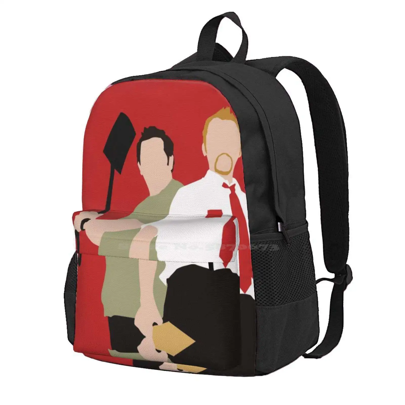 Shaun Of The Dead Hot Sale Schoolbag Backpack Fashion Bags Shaun Of The Dead Zombie Horror Comedy Movie Funny Humour Gory