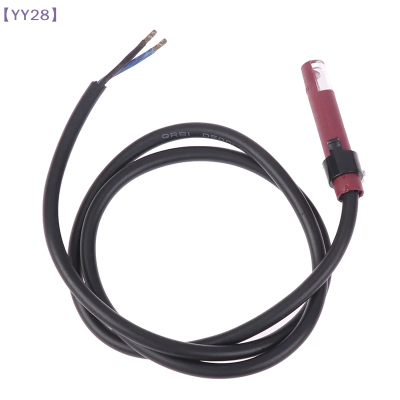 【YY28】 QRB1 Flame Detector Photosensitive Electric Eye Burner Detection Photoresistor Red QRB1 Photocell For Burner Waste Oil{Y}