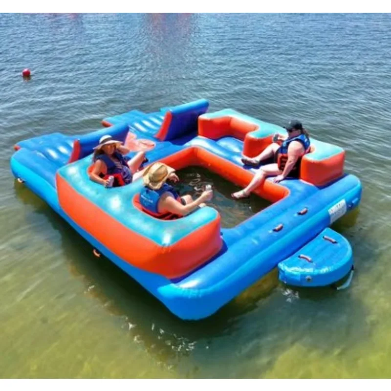 Aqua Leisure Inflatable Float Island for Adults Water Events Inflatable Water