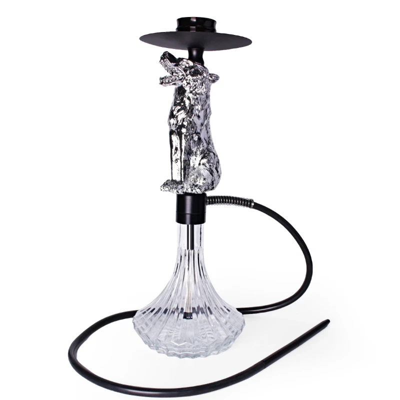 

Arab shisha paint electroplating wolf modeling process resin creative large shisha ho