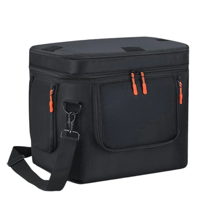 

JU64 Strong Easy Carry Power Stations Storage Case with Adjustable Shoulder Straps & Multiple Pockets for Outdoor Camping