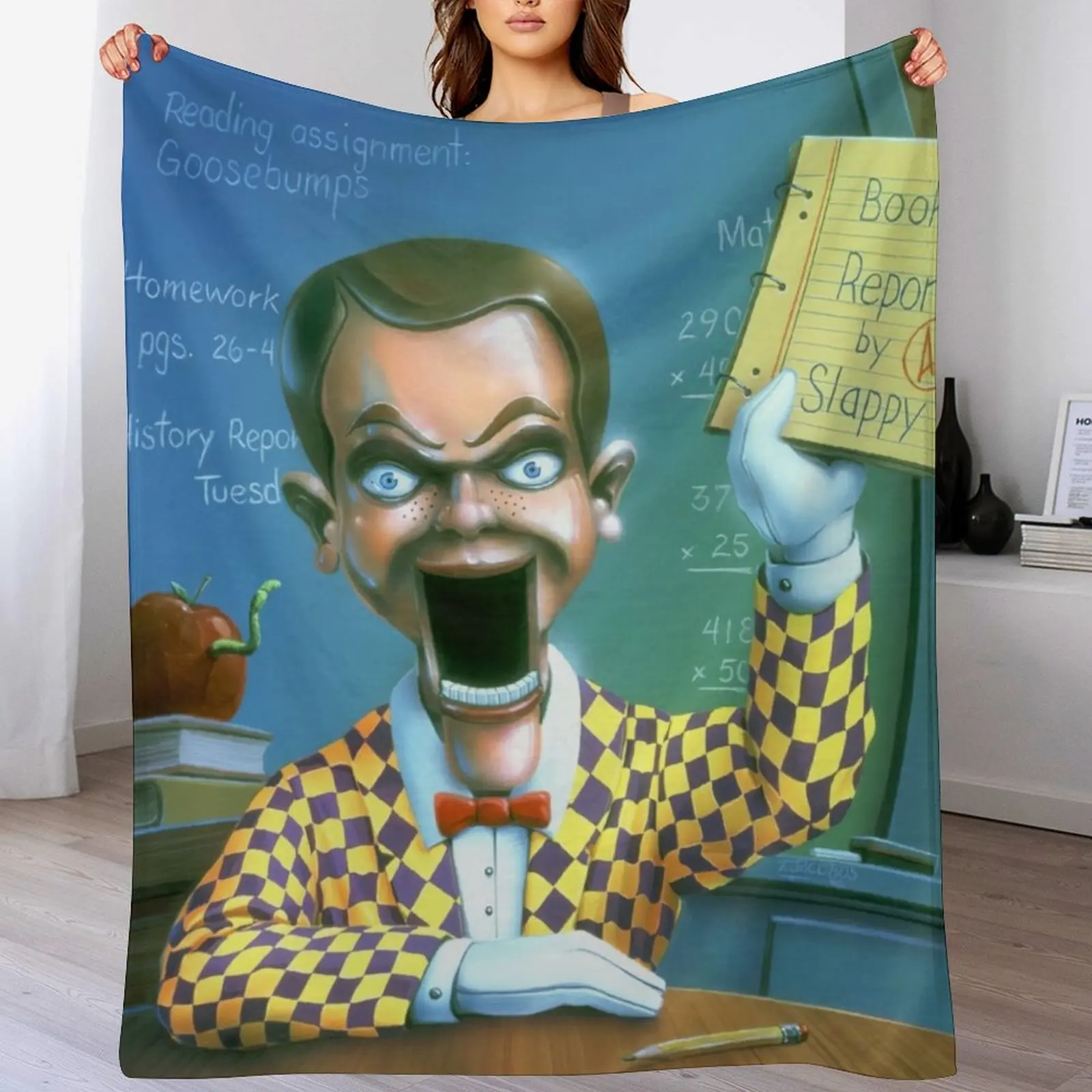 

Goosembumps 3 Throw Blanket Plush Fuzzy Cozy Blanket for Couch Sofa