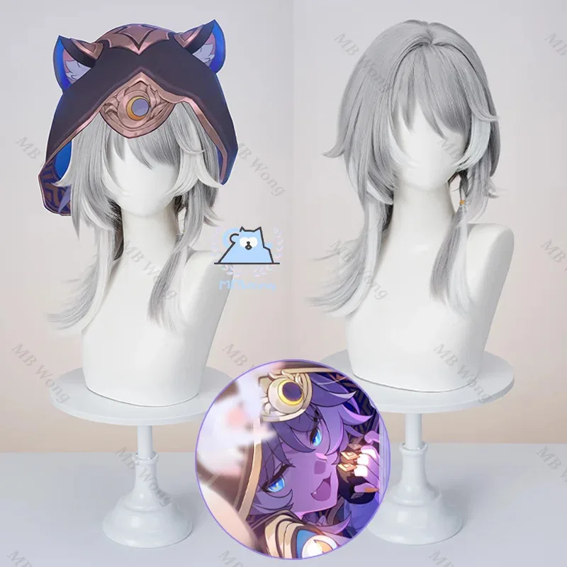 

Honkai Star Rail Cipher Косплей Парик Cifera Серые Белые Длинные Волосы Амфори Хэллоуин Вечеринка для Женщин Девочек Карнавальный Реквизит