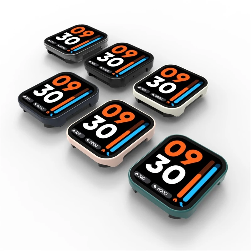 หน้าจอ Protector เคสสำหรับ Realme 3 Smartwatch กรณีป้องกัน Ultra-Thin เปลี่ยนกันชน Shell