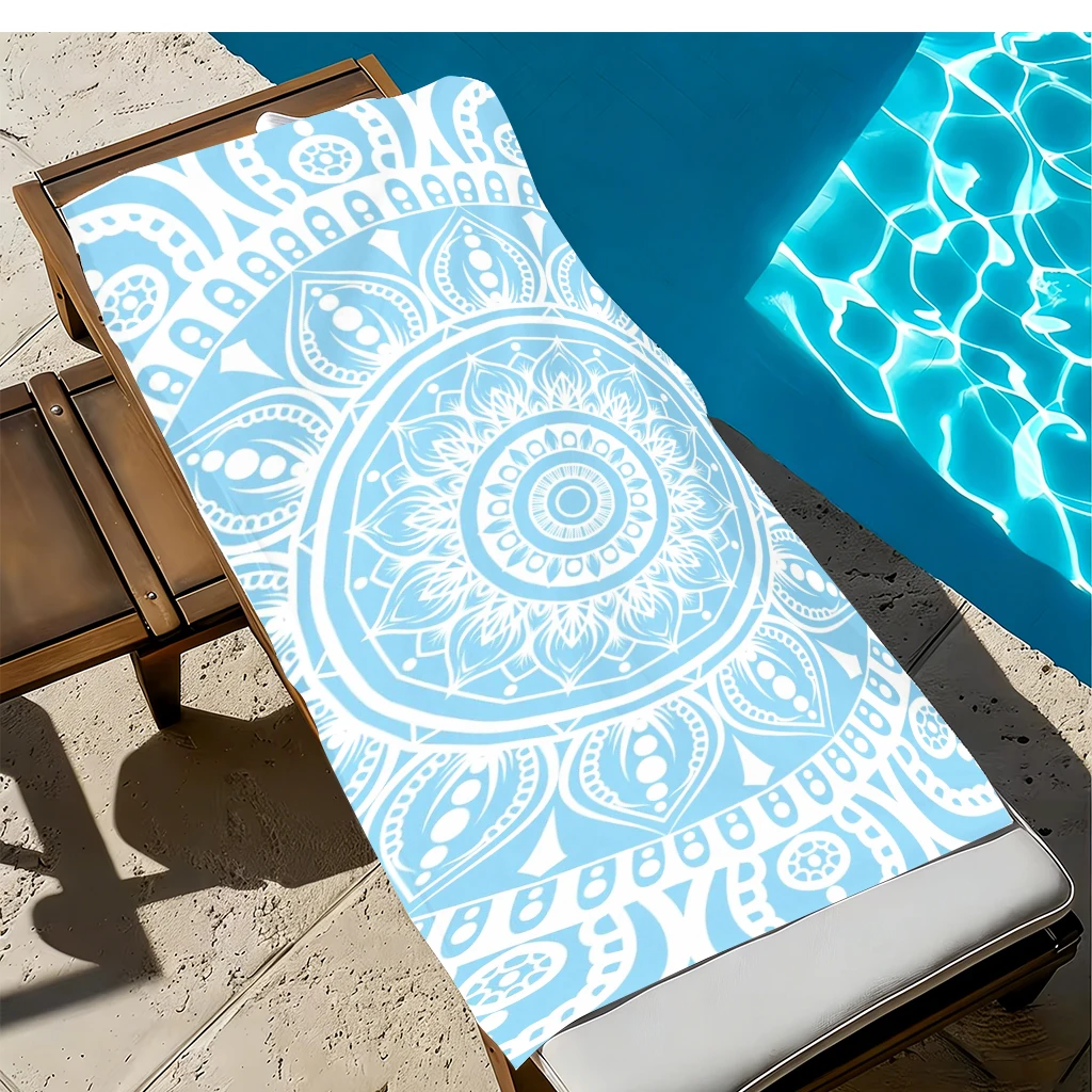 Handuk Pantai Motif Bunga Boho - Beach Towel Large ulasan dan harga