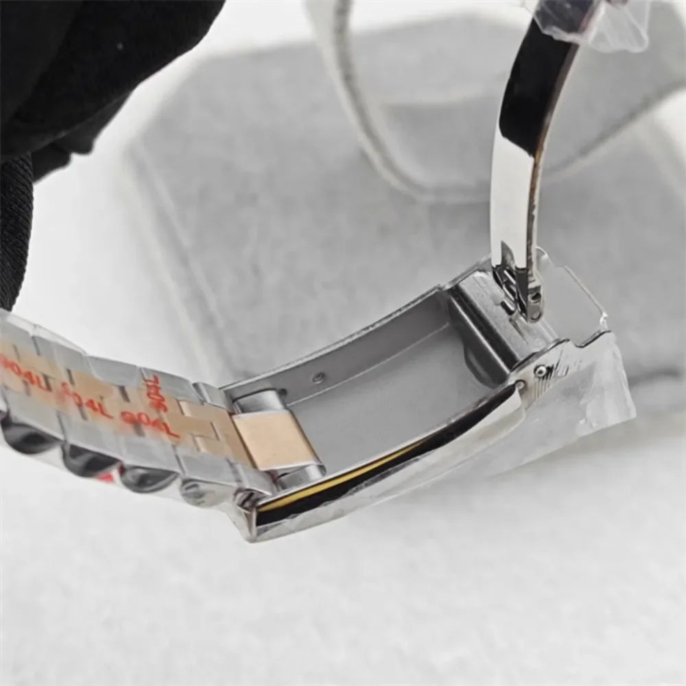 39mm Stainless Steel Watch Case Set + Metal Strap Dog Tooth Ring Logbook Case Watch Accessories for NH38/NH35/NH36/NH34 Movement image 6
